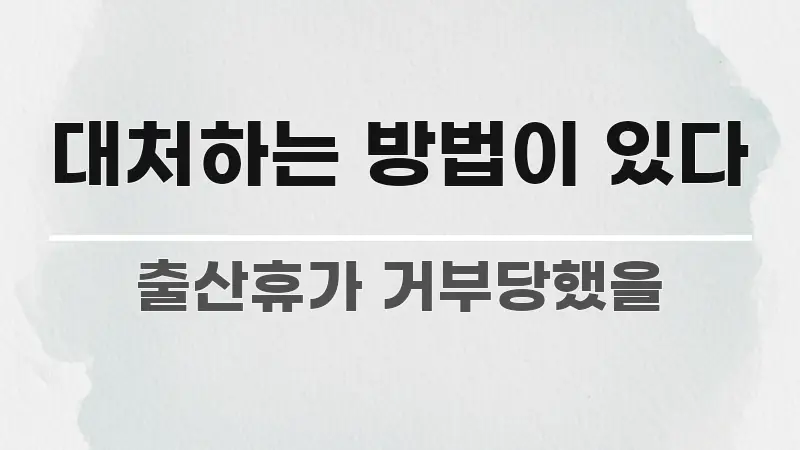 대처하는 방법이 있다 핵심 요약 대처하는 방법이 있다 흐름을 잡아주는 블로그 섹션 구분 이미지 - 독자 이해를 위한 이미지